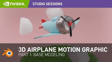 Blender Tutorial: Creating a 3D Airplane Motion Graphic w/ Tadej Blažič| Part 1: Base Modeling