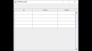 How to add JTable in JFrame