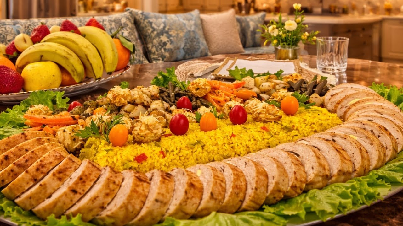 اسهل واسرع طبق الضيافة/ رولي الدجاج باقل تكلفه اسهل وألذ مايمكن توجدي