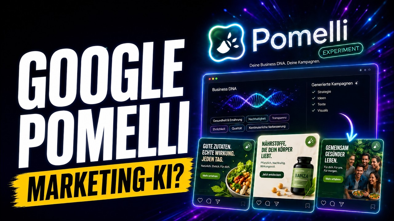 Geheimtipp: Das neue NotebookLM? Google Labs Experiment Pomelli ist das Marketing KI-Tool für alle!