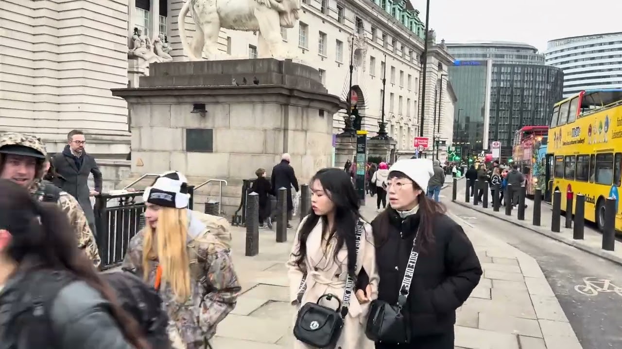 London City Tour 2026 4K HDR Virtual Walking Tour around the City London Winter Walk 2026