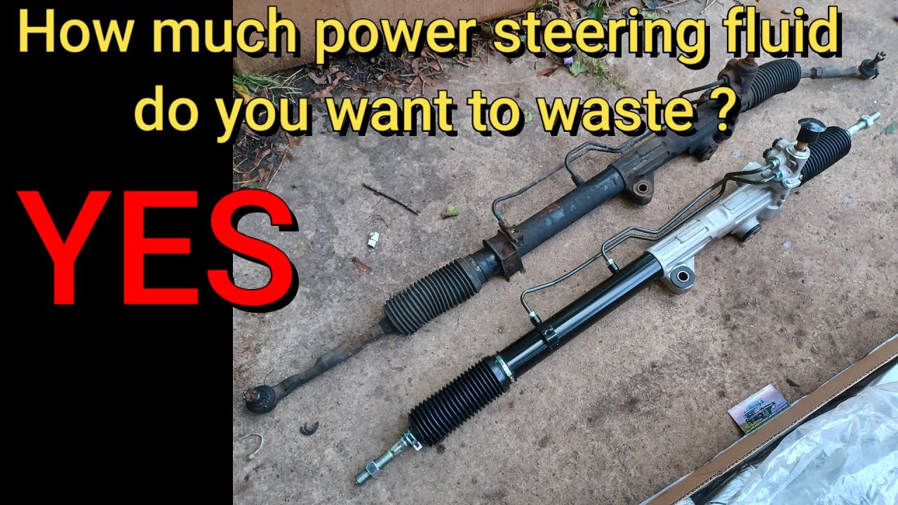 Toyota sequoia leaking power steering fluid YouTube