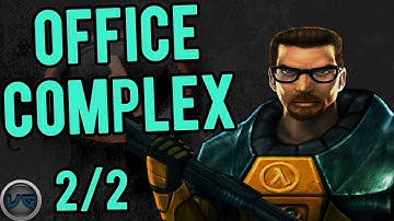 Half-Life Level 4 Office Complex Walkthrough w/Commentary (Pt. 2/2)