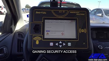 2015 FORD FOCUS BLADED KEY PROGRAMMING WITH ZED-FULL