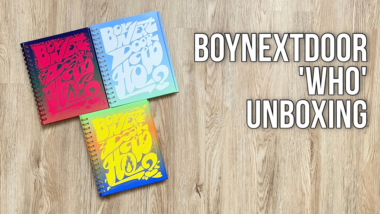 BOYNEXTDOOR 'WHO' (FULL set) Unboxing | Обзор | Распаковка | Анбоксинг