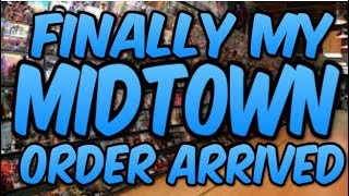 MIDTOWN ORDER FINALLY ARRIVED - WHAT'S IN THE BOX - COMIC BOOK UNBOXING
