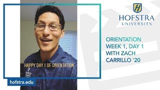 Orientation Week 1, Day 1 with Zach Carrillo '20