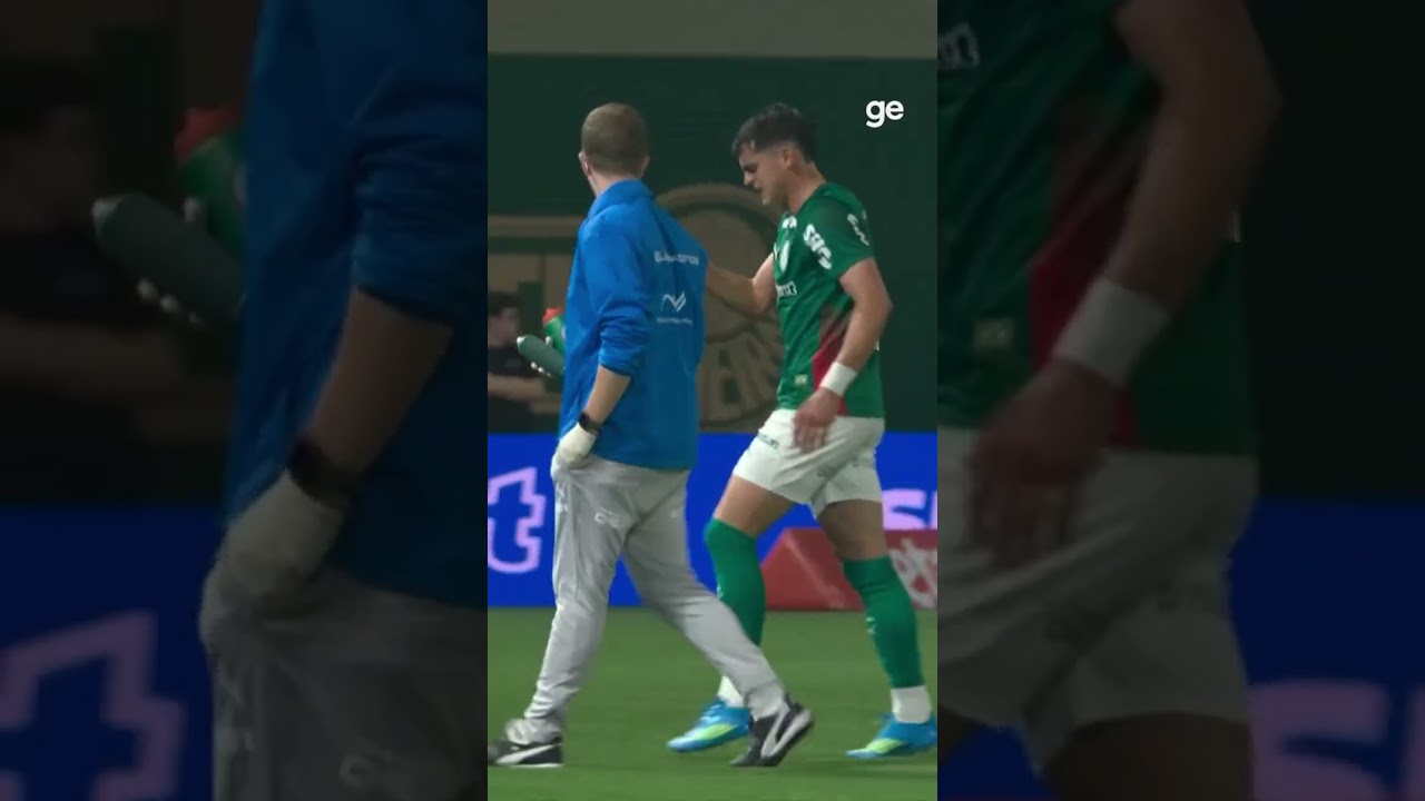 PALMEIRAS PERDE DOIS JOGADORES POR LESÃO NO PRIMEIRO TEMPO | #shorts | ge.globo