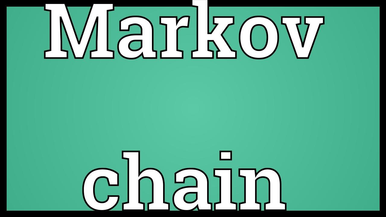 Markov chain Meaning YouTube