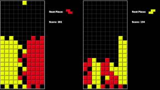 SZ-Tetris controllers: hand-coded vs. n-tuple network obtained by temporal difference learning