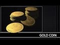 Autodesk Maya 2014 - Gold Coin, Metal 