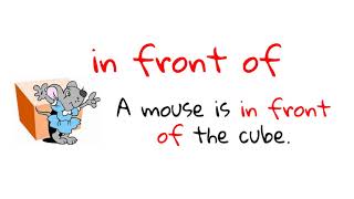 位置介系詞 (Prepositions of place) 作句子 - 英文