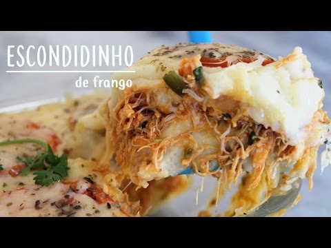 ESCONDIDINHO DE FRANGO CREMOSO FÁCIL E RÁPIDO