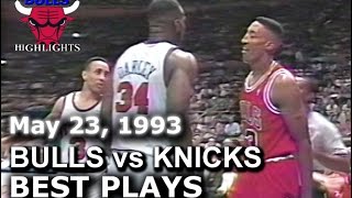 1993 Bulls vs Knicks game 1 highlights