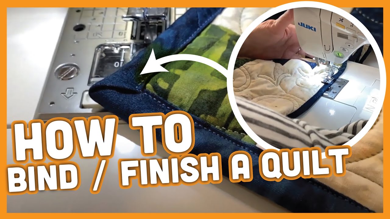 How to Bind or Finish a Quilt - YouTube