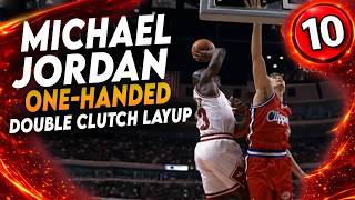 Michael Jordan One-Handed Double Clutch Layup vs Clippers on Brent Barry