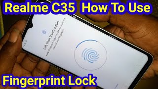Realme C35 Fingerprint Lock Settings | How To Use Fingerprint Lock in Realme C35