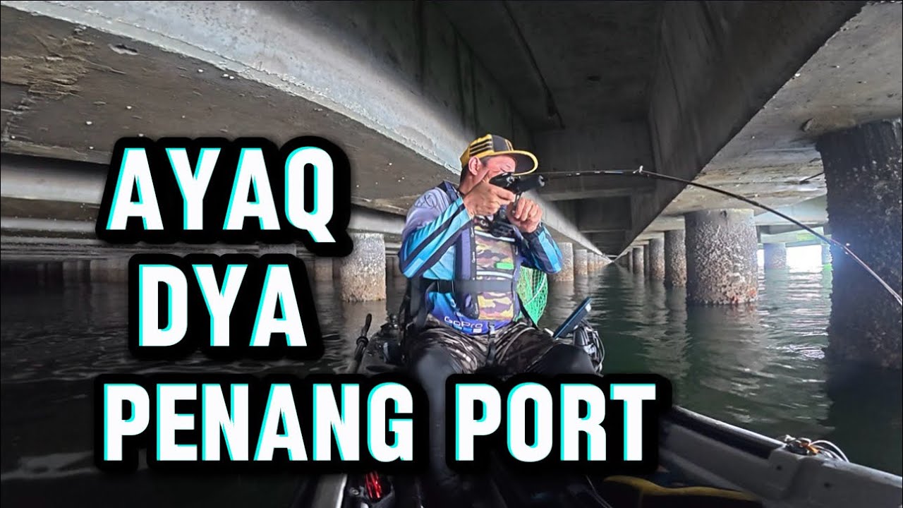 gasak gt jenahak di bawah penang port#kayakfishing #penangport