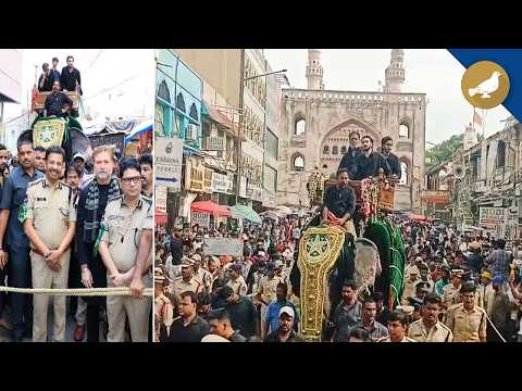 Elephant sreedevi trial run in old city hyderabad