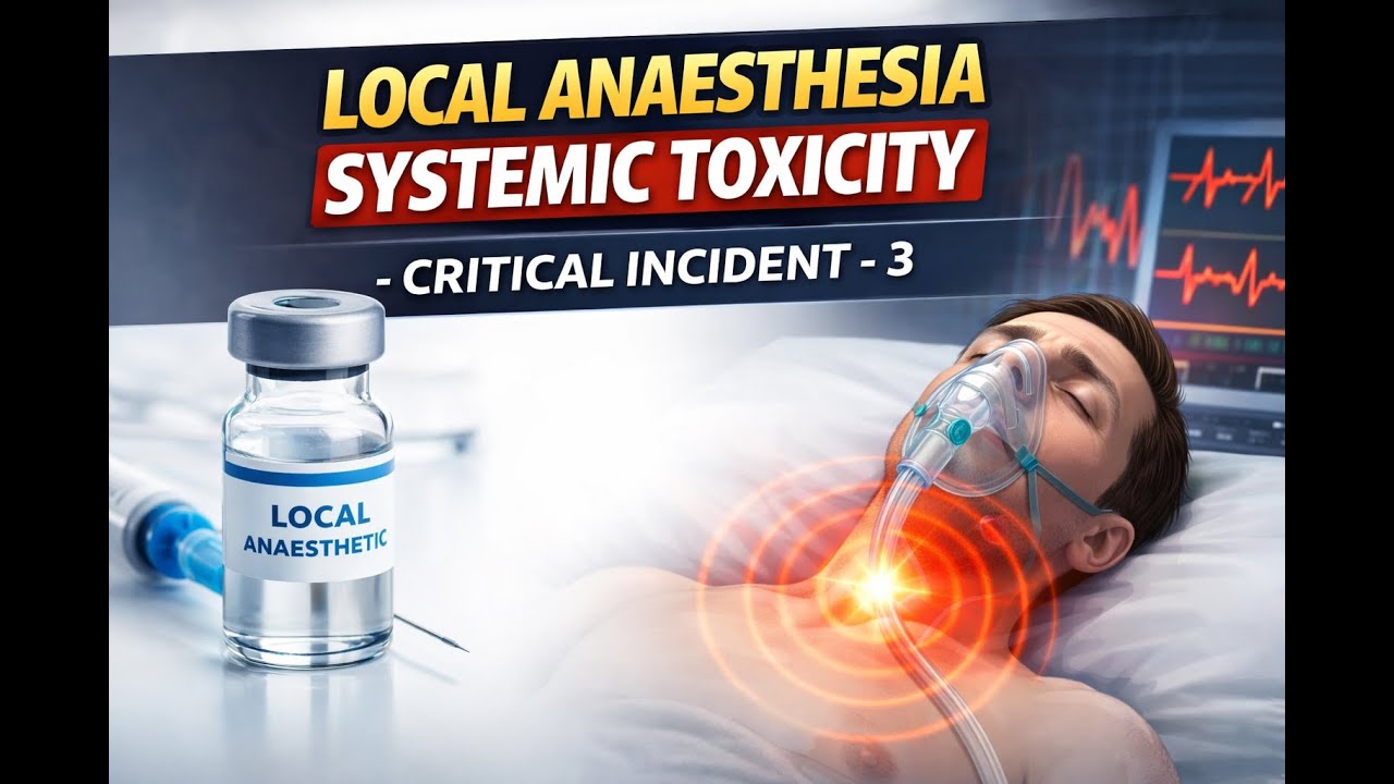 Local Anaesthetic Systemic Toxicity (LAST) | Critical Incident – 3
