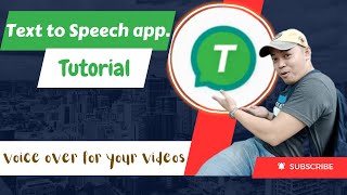 Voice over using Text to Speech app. | T2S tutorial