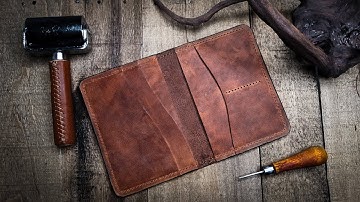 Making a luxury leather passport case [free pdf pattern]