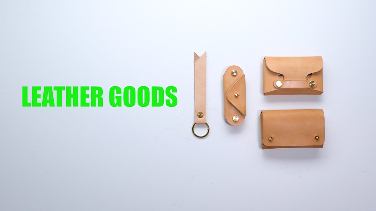 Handmade Custom Leather Business Card Holders, Keyholder and Keychain