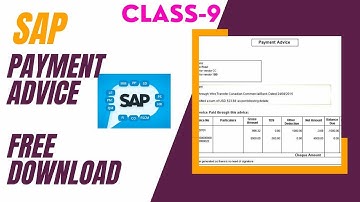 SAP Payment Advice Download