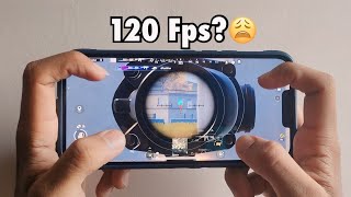 iPhone 14 Plus 120 fps?🔥 HANDCAM | BGMI/PUBG