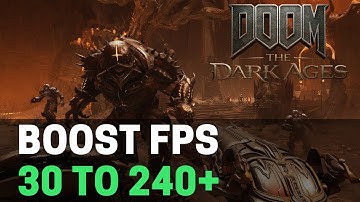 Doom The Dark Ages - Best PC Settings to Boost FPS & Visibility