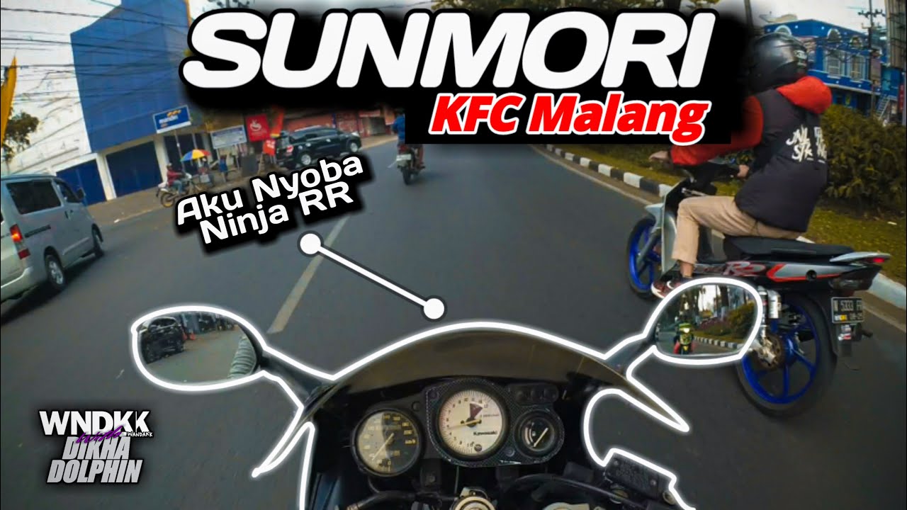 CEWEK NAIK NINJA RR ? Ga bahaya ta ? | sunmori KFC Malang Bareng DuatakAja 💨