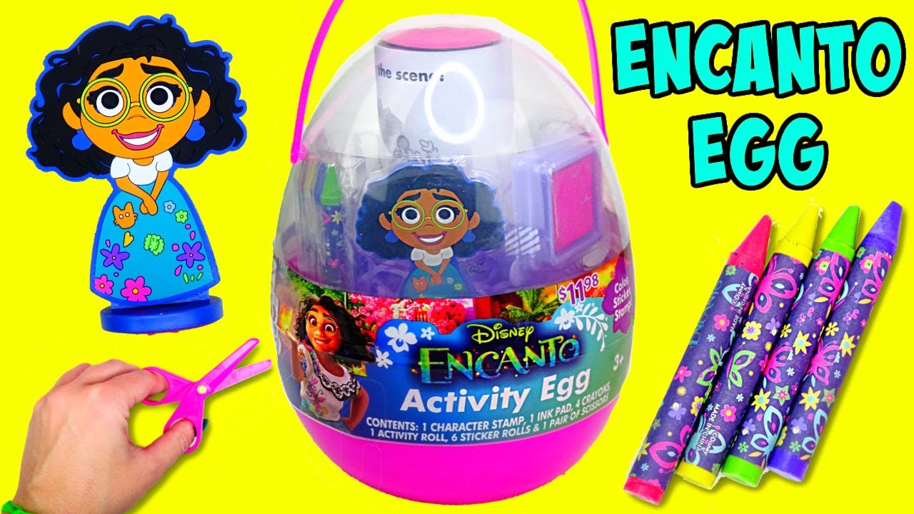 Way To Celebrate Encanto Large Activity Plastic Egg, for Unisex Child Ages  3+ 