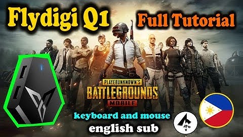 Play PUBG mobile using mouse and keyboard (Flydigi Q1 & Flydigi D1 ) FULL tutorial @Flydigi