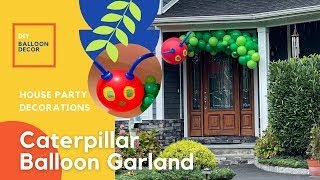 DIY Caterpillar birthday balloon, Caterpillar Balloons Decor, Animal Balloons, Home Kids Balloons NY