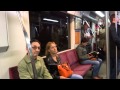 Subway ride in Warsaw, Poland