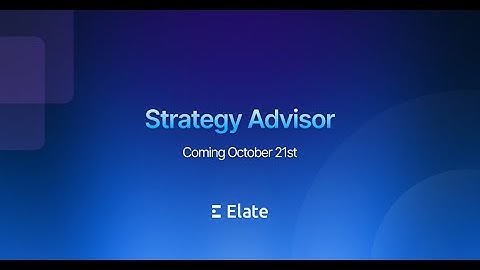 Strategy Advisor – Official Teaser