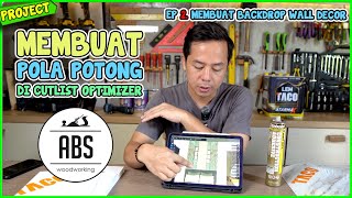 CREATING A BACKDROP WALL DECOR FOR A ROOM | Ep 2. Creating a Cutting Pattern in Cutlist Optimizer screenshot 4