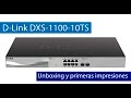 Conoce el switch gestionable D-Link DXS-1100-10TS con puertos 10GbE en nuestro vídeo