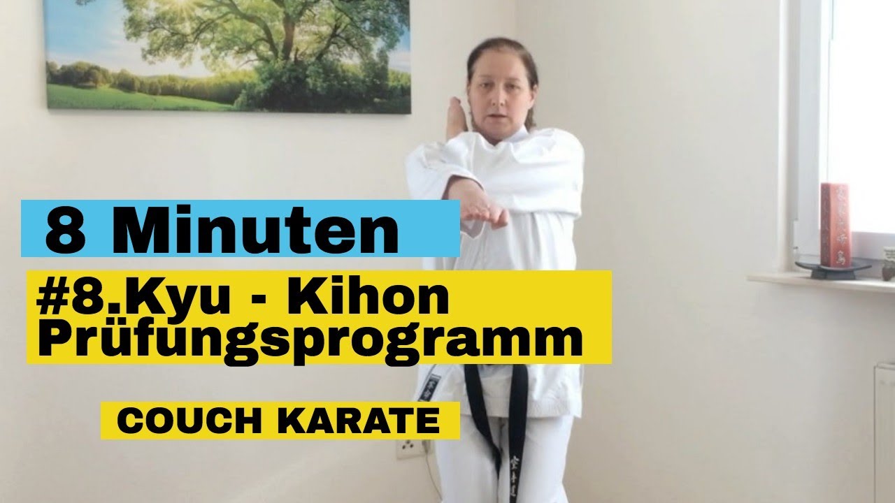 Karate Kihon - 8. Kyu Prüfungsprogramm Shotokan - Couch Karate