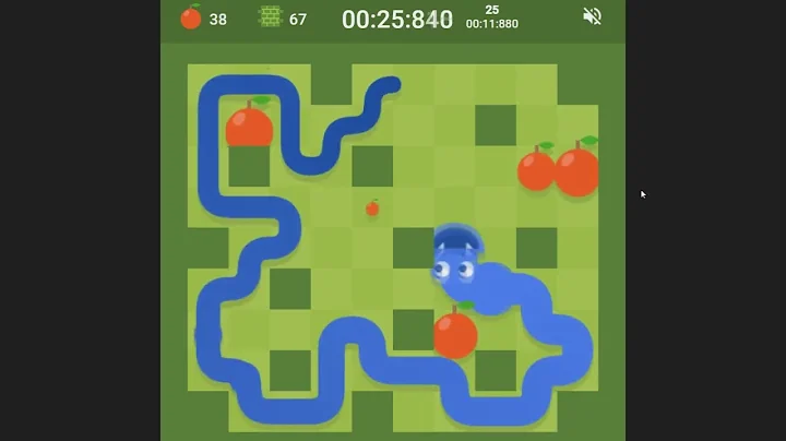 Google Snake - Wall Mode 5 Apple Small (All Apples)