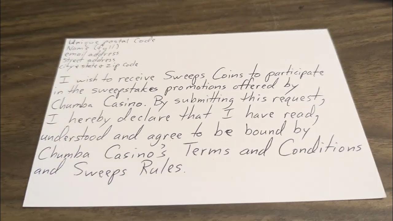 Part 1 of envelope fun with chumba youtube