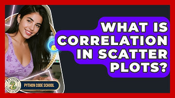 What Is Correlation In Scatter Plots? - Python Code School
