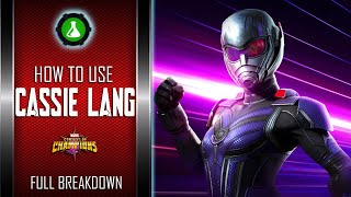 How To Use CASSIE LANG Easily | Full Breakdown | Marvel Contest Of Champions
