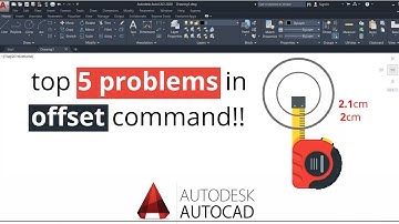 top 5 problems in offset command  || offset command in autocad in detail || #autocad #autocad2020