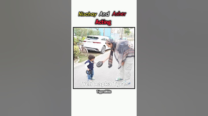 Nischay And Asher Acting || #triggeredinsaan  #asher  #shorts