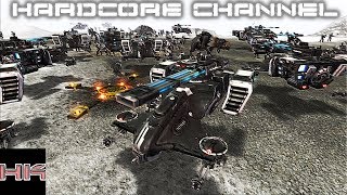 : Warhammer 40 000 Soulstorm No Limit Mod RT - 1v3 Tau vs Orks vs SM  