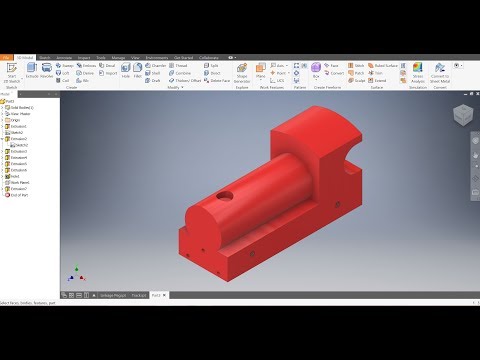 Autodesk Inventor 2019 -Train Body - Train Project