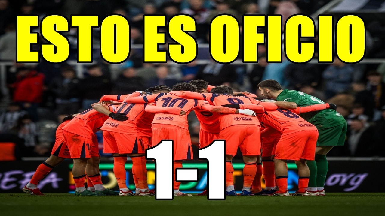 NEWCASTLE 1-1 BARÇA | EL BARÇA SABE SUFRIR ANTE EL RIVAL MÁS INTENSO QUE VI EN 36 AÑOS VIENDO FÚTBOL