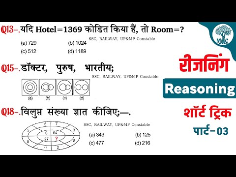 REASONING प्रैक्टिस  Set→03 || UP&MP Constable | NTPC | Group–D || Mori Classes
