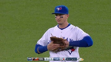 BAL@TOR: Tulo makes a fine flip for the forceout